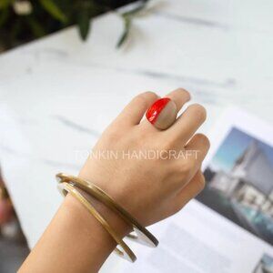Buffalo Horn Chunky Ring